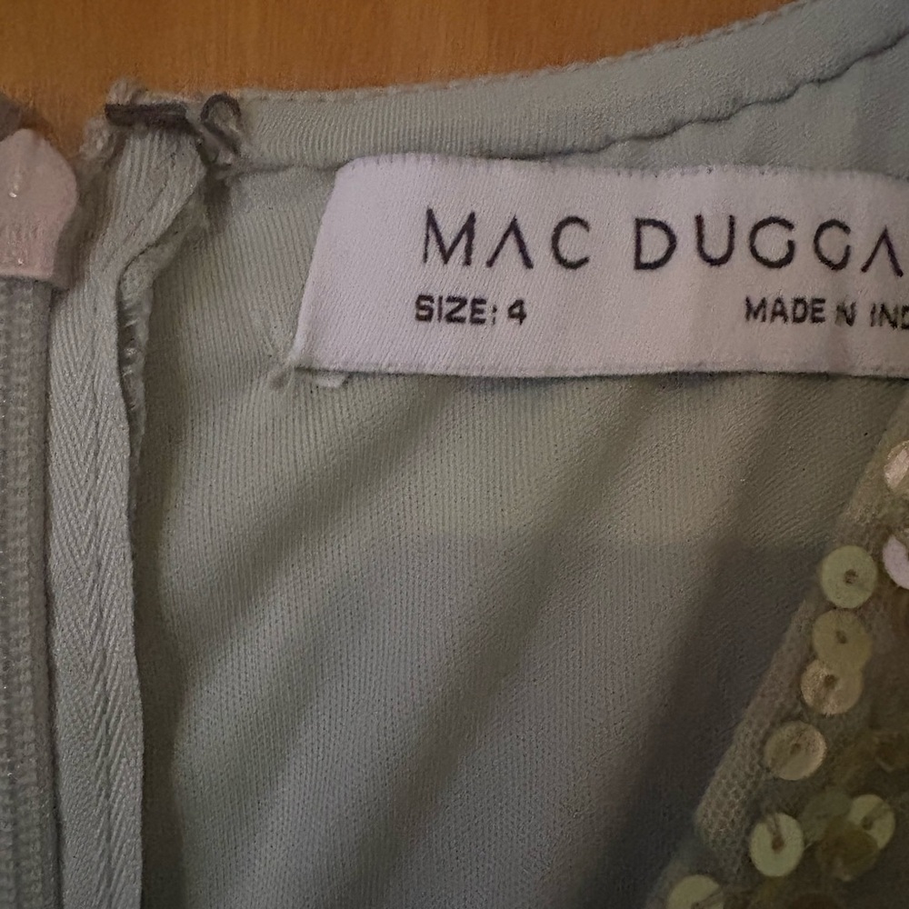 Mac Duggal Sequin Floral Maxi Dress - Picture 4 of 8